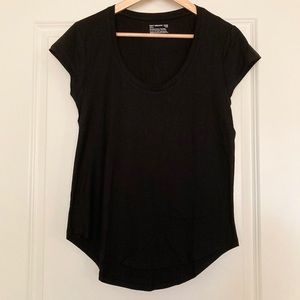 Women's Black Premium Relaxed Fit Eco-Blend Tee